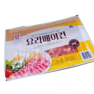 사조오양 요리 베이컨 1k 10 업소용 냉동 식당 재료