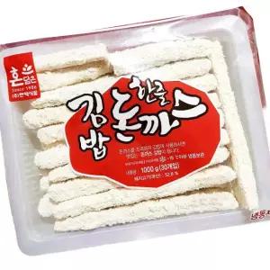 한맥식품 한맥 김밥 돈까스 30개 1K 5개 업소용 냉동 에어프라이어