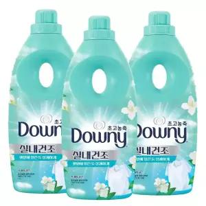 다우니 초고농축 섬유유연제 실내건조 섬유유연제 본품 1L 3개