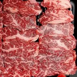 숯불구이 구이용소고기 캠핑고기 국내산 소갈비살 꽃갈비살 600G