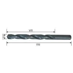 3277 스트레이트드릴 7.6mm 78 날 비트 기리 연삭 공작 드릴류