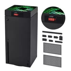 온도 LED 디스플레이 고성능 냉각 저소음 3단 500/750/2000 40MM 및 RGB 사용한 Series X용 GSTORY 팬