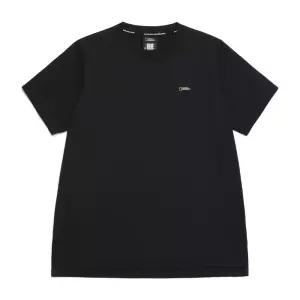 내셔널지오그래픽 N252WTS930 여성 COOL MAX 스몰로고 반팔 티셔츠 CARBON 블랙 195342
