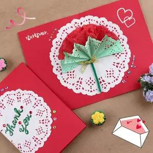 [메이크문구] DIY613 카네이션입체카드만들기 감사