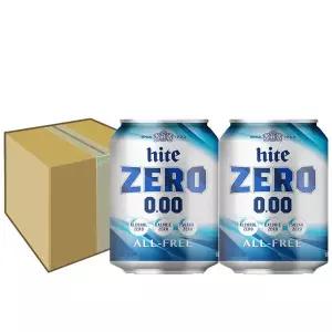 [하프클럽/하이트진로]하이트제로240MLx48캔스터비캔 무알콜맥주맛박스포장