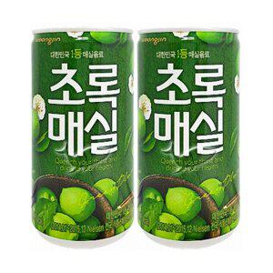 [기타]웅진 초록매실 180ml 90캔