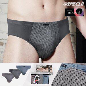 [스페클로]프리즘 에어로쿨 삼각팬티 남성속옷 3종세트