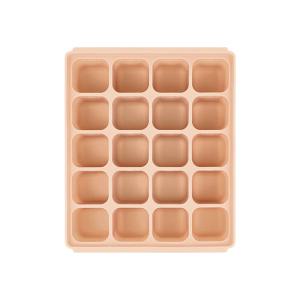 쁘띠누베 실리콘 멀티큐브 금줄, 20구, 샌드베이지, 1개