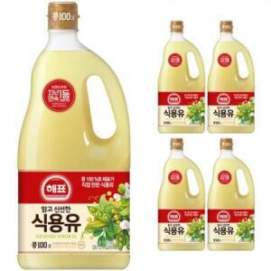 해표 식용유, 1.8L, 5개 one option