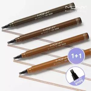 [1+1] MQNY 마이결핏 삼지창 눈썹 타투펜 0.8g 4종 아이브로우 눈썹펜슬 브로우 틴트