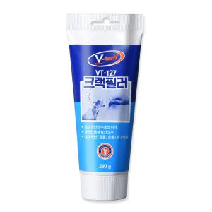 브이텍 VT-127 크랙 필러 틈새 메꾸미 구멍 벽면 흠집 갈라짐 못자국 보수 290g