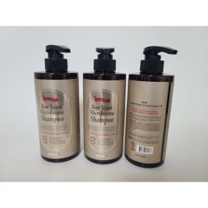 블루셀 수바이옴 마이크로바이옴 맥주효모 탈모샴푸 500ml 3개