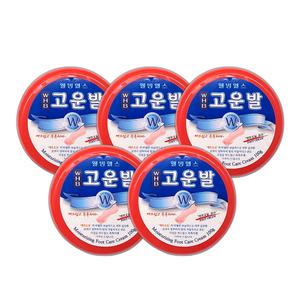 웰빙헬스 WHB 고운발 풋 크림 100g 5개 세트 각질제거 뒷꿈치 바세린 발보습제