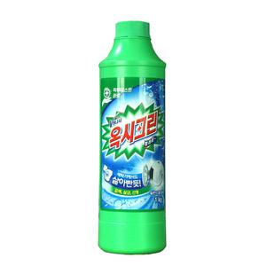 옥시크린 표백제 세탁세제 1kg 용기 1개 세탁보조제
