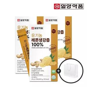 일양약품 유기농 레몬생강즙 100프로 15포 3박스 / NFC착즙 진저샷 스틱