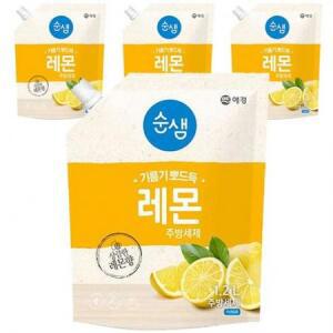 순샘 레몬 주방세제 리필, 1.2L, 4개 one option