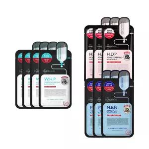 메디힐 남자 마스크팩 블랙 숯 화이트닝 팩 MEN WHP HDP 총 10매