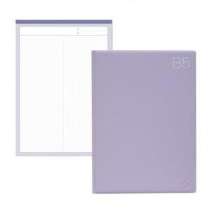데얼스 도큐먼트 파일홀더 B5 + 노트패드 B5, 라벤더, 1세트 one option