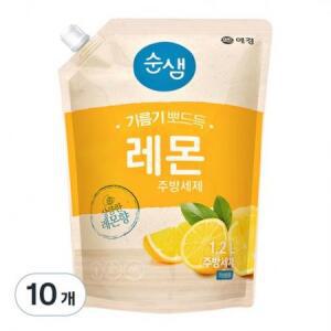 순샘 레몬 주방세제 리필, 1.2L, 2개 one option