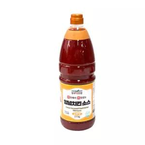 청우 더진한 양념치킨 소스 순한맛 2.1kg 