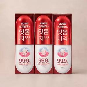 2080 진지발리스 치약 오리지날 120g*3입 [의약외품]
