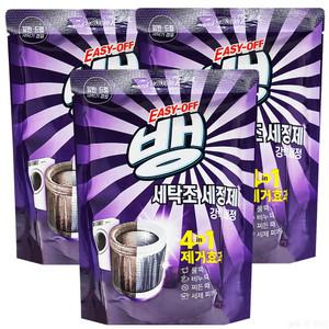 이지오프뱅 세탁조 세정제 파우치 500g 3개