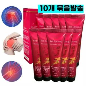 바르는파스 관절크림 홍삼 무릎 종아리 팔 허리 엉덩이 손목 근육 통증 마사지크림 150g 10개