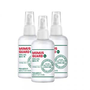 온가족 안심사용 무무스가드플러스 80ML 3EA 묶음 진드기 모기