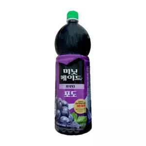 코카콜라 미닛메이드 포도 1.5l 낱개 5페트