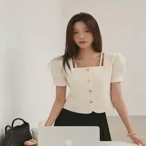 [다바걸][DB made] 워브퍼프스트랩자켓
