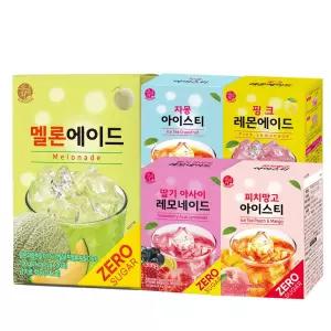 송원 우리차 멜론 20T + 딸기 아사이 20T + 피치망고 20T + 자몽 20T + 핑크 레몬 20T