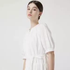 CC콜렉트 라운드넥 셔링 플레어 원피스C252MSE032 267521