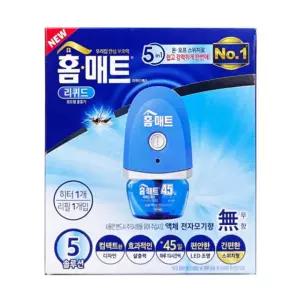 홈매트 리퀴드스위치훈증기 히터1개+리필1개/모기/퇴치/벌레/액체/모기향/차단/전기/살충 간편 캠핑 가정