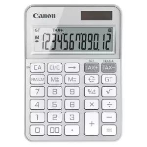 고품질 캐논 계산기 KS-125T-SL 실버 계산기 계산 일반계산기 (W7CAF99)