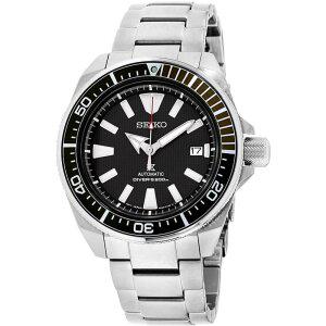 SEIKO 프로스펙스 사무라이 스테인레스 스틸 자동 다이빙 시계 200m SRPB51 블랙