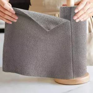 록신 극세사 빨아쓰는 행주 다용도 주방롤타올 30매 30cm 그레이 1개