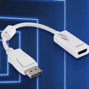 DP출력단자 HDMI모니터 TV연결 무전원 DPtoHDMI 컨버터