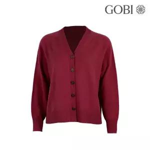 [온라인한정컬러]고비(GOBI) 캐시미어 100 수우리 홀가먼트 가디건