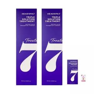 [헤드스파7] 시즌5 트리플 솔루션 트리트먼트 315ml 2개 + 50ml 1개 + 폼클렌징(3