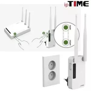 ipTIME 와이파이 확장기 EXTENDER-GIGA2 기가비트 초고속 WIFI