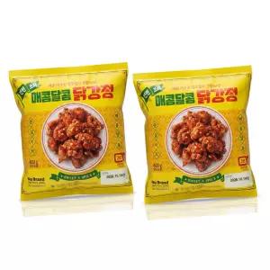 노브랜드 매콤닭콤 닭강정 600g x 2개