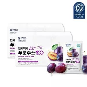 연세생활건강 연세백세 푸룬주스100 70ml 30포, 2박스 (총 60포)