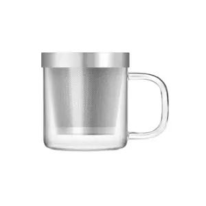 사마도요 내열유리 티머그 S-049 350ml 유리 티팟 거름망 