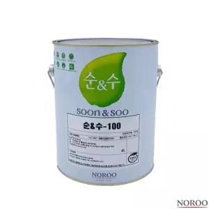 순n수 100 내부용 수성페인트 무광 흰색 4L 상도/페인