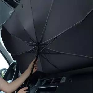 우산형 자동차 앞 유리 햇빛 가리개 소형 차량용 선블록 열 차단