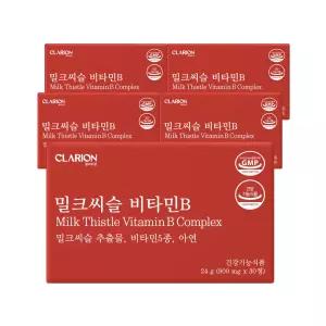 클라리온 밀크씨슬 비타민B 30정 24g 5박스 간영양제