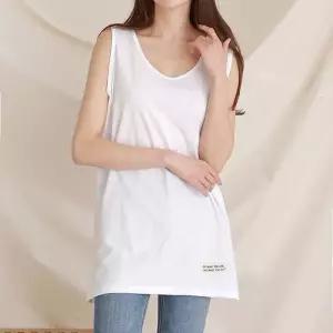 [올리비에스클로젯]라벨 포인트 레이어드 민소매 티셔츠_O2601TS017A