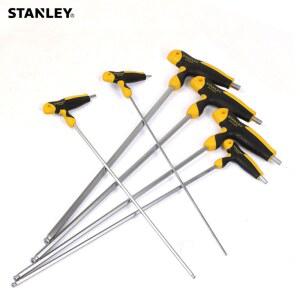 Stanley Long T 핸들 알렌 키 8mm 7mm 6mm 5mm 4mm 3mm 2.5mm 2mm 육각 볼 팁 전문 스크루 드라이버 자형