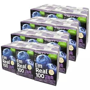 아임리얼100 고농축 블루베리 120ml (6개입) x 4개