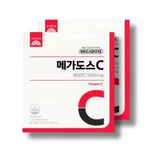 고려은단 메가도스C 비타민C 3000 3g 100포 2박스 /wb